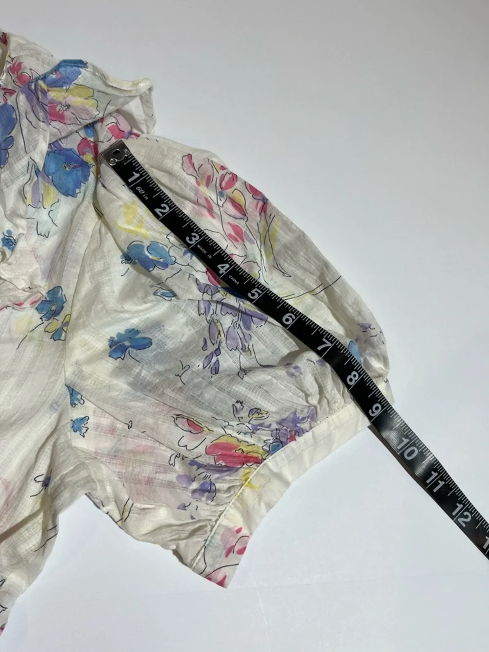 Polo Ralph Lauren Ryle Floral Print Ruffle Trim Blouse - Picture 9 of 11